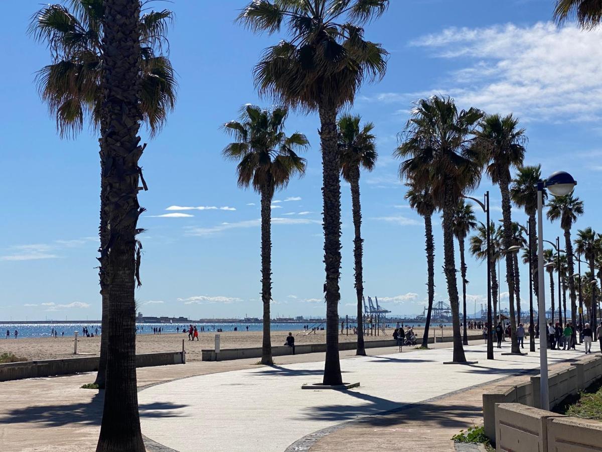 Apartmán Alojamiento En Primera Linea De Playa Con Wifi Valencie Exteriér fotografie